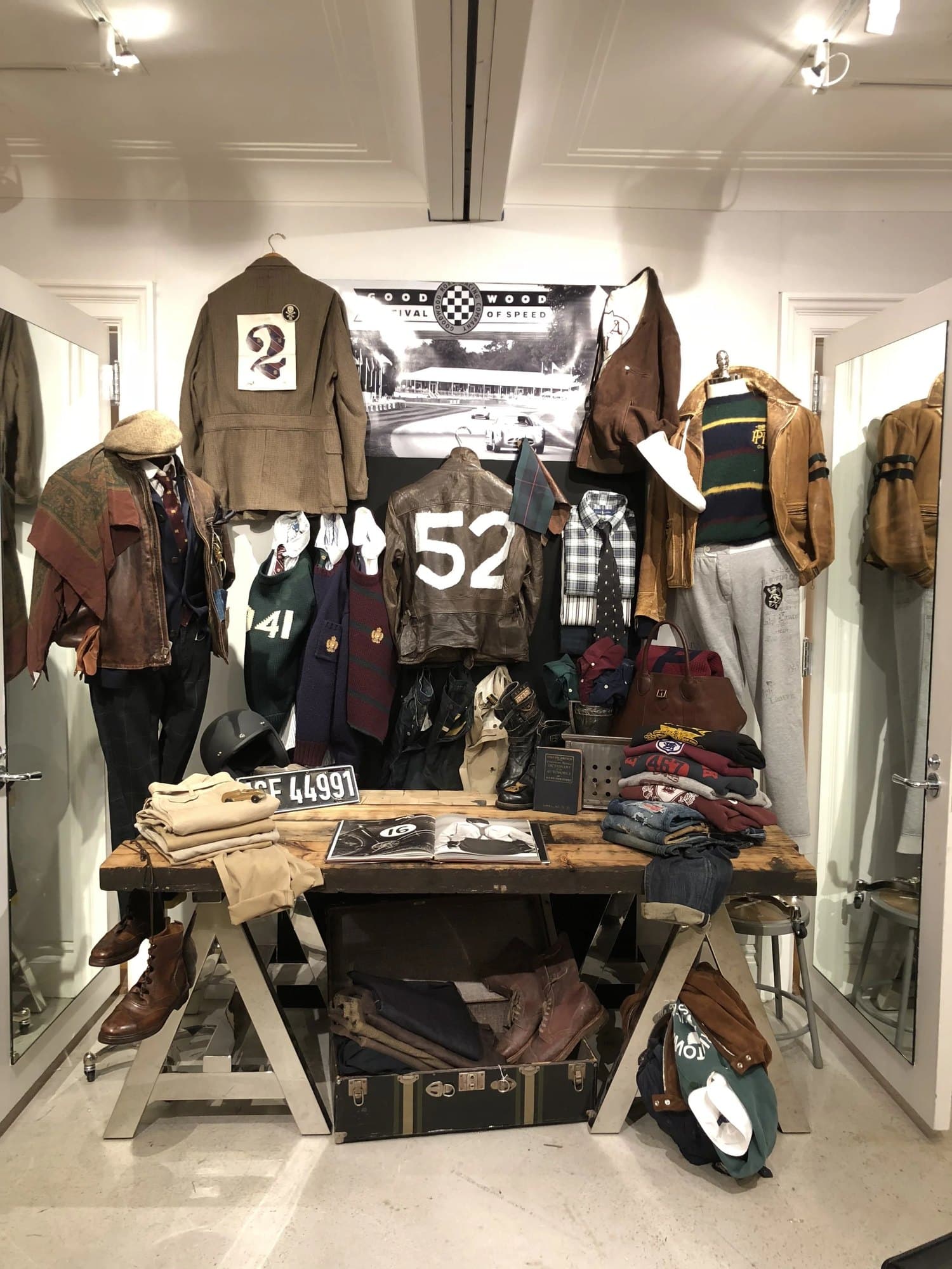 Studio photograph of a checked jacket